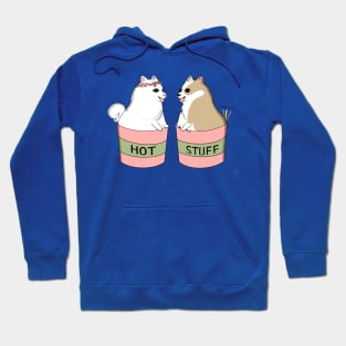 Cute and small puppies in a cup Hoodie